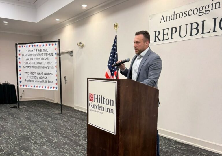Garrett Mason Highlights Family, Business Background, and Party Unity at Androscoggin County GOP Lincoln Dinner