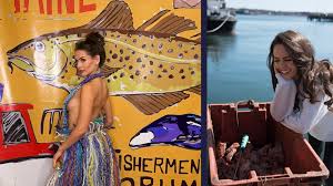 Maine Fishermenโs Forum All Tied Up Over Bill Beli-chick’s Sexy Girlfriend In A Skimpy Rope โDressโ