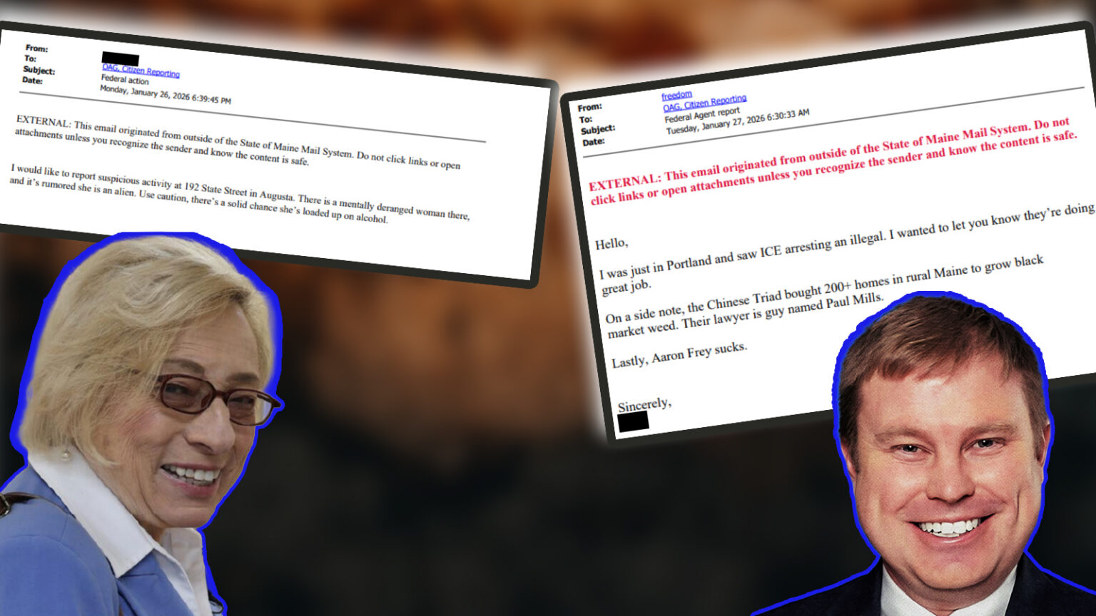 Mainers Mock Attorney General Via Email Tipline for Reporting ICE Activities