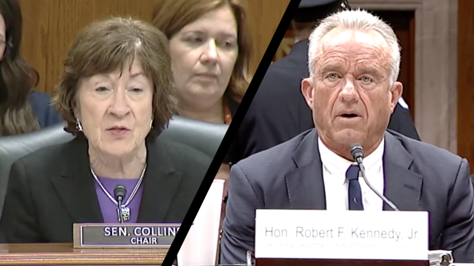 Collins Presses Kennedy on Women’s Health Research, NIH Funding Cuts at Senate Hearing
