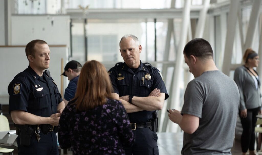Portland Police Highlight Community Policing Efforts at “Coffee with a Cop,” Roll Out New Constable Program