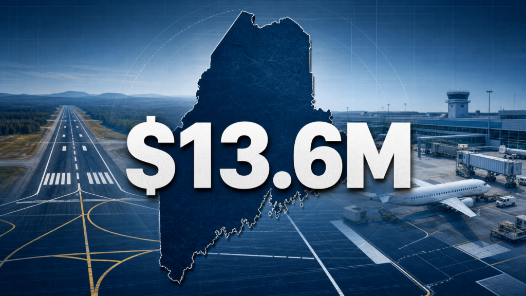 Maine Airports to Receive $13.6 Million for Infrastructure Improvements