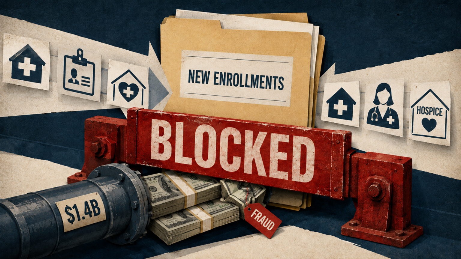 U.S. Stops Enrolling New Hospices and Home Healthcare Agencies in Medicare As Vance Blocks $1.4 Billion in Funding
