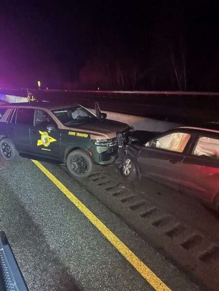 NH Wrong-Way Driver Arrested After Slamming Head-On Into Police Cruiser with Mainer in the Car