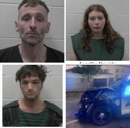 Massachusetts Trio Charged After Stolen Dump Truck Rams Lewiston Police Cruiser
