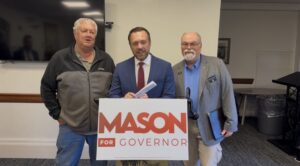 Mason Begins Work on First Budget Plan, Pledges Lower Taxes and Smaller Government