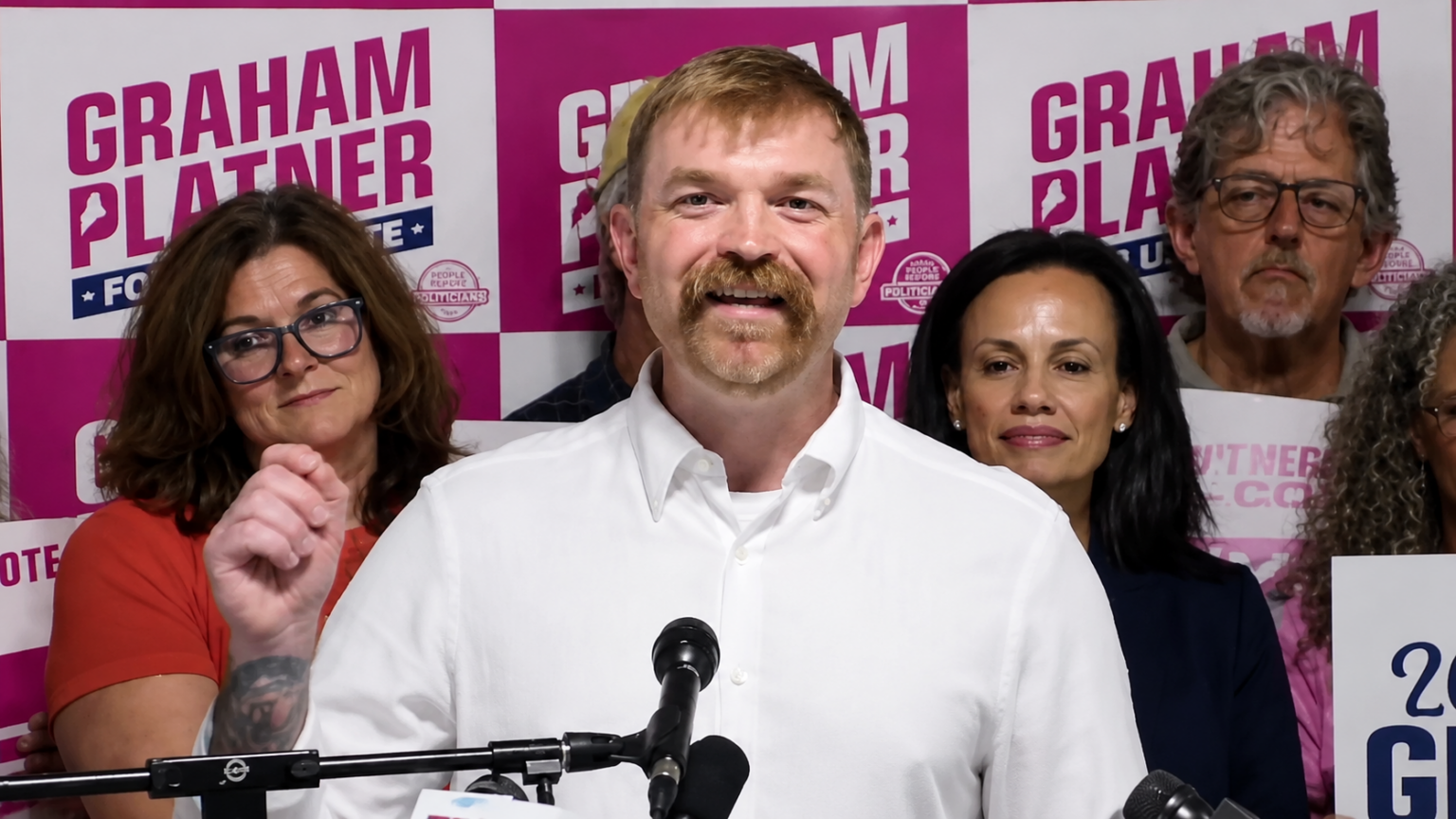 Campaign Event Takes Unexpected Turn as Platner Discusses STI Testing History
