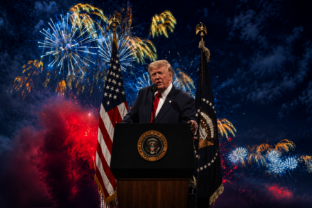 Trump Marks America’s 250th Birthday With Patriotic Address on National Mall