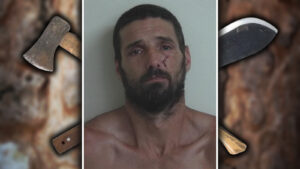 Peru Man Confronts Deputies with an Axe and Machete Before Damaging a Cruiser After His Arrest