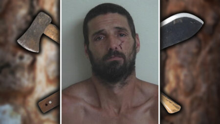 Peru Man Confronts Deputies with an Axe and Machete Before Damaging a Cruiser After His Arrest