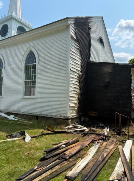 Dennysville Church Fire Ruled Arson, Marshals Seeking More Information