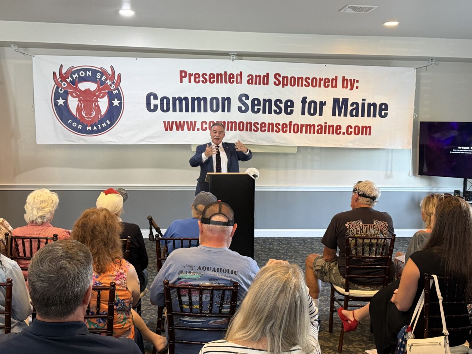 Common Sense for Maine Hosts Bobby Charles in Old Orchard Beach, Unveils New Campaign Ads Ahead of November Election