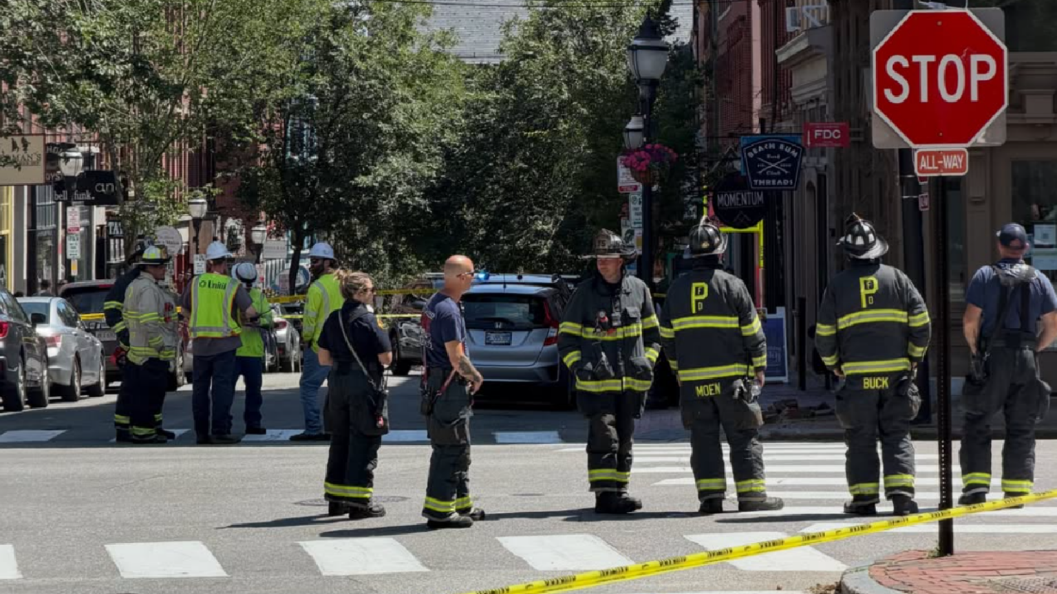 Underground Electrical Vault Explodes in Portland’s Old Port, Sending Bricks and Manhole Cover Flying