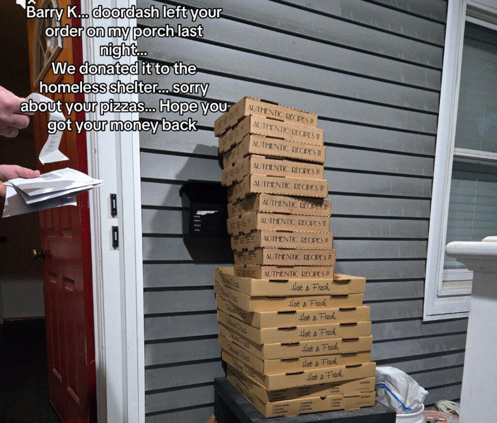 Massachusetts North Shore Woman Goes Viral For ‘Door Dash’ Delivery Of 19 Pizzas She Didn’t Order
