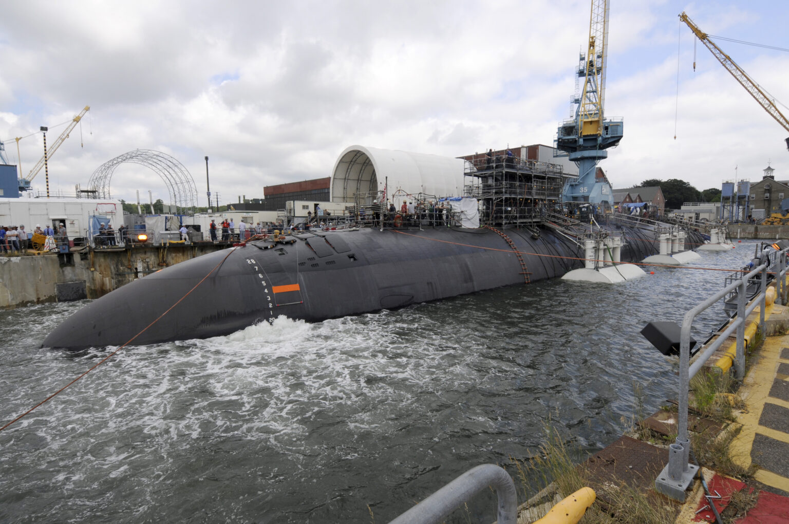 Navy Retires Legendary Nuclear Submarine That Was Overhauled, Then Maintained, In Kittery