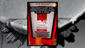 Is Coke Anti-Jesus? Coca-Cola Faces Backlash After Custom Can Tool Rejects Christian Messages