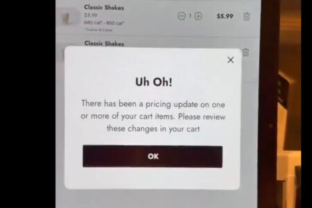Viral Video Shows Shake Shack Prices Jump After Customer Selects ‘No Tip’