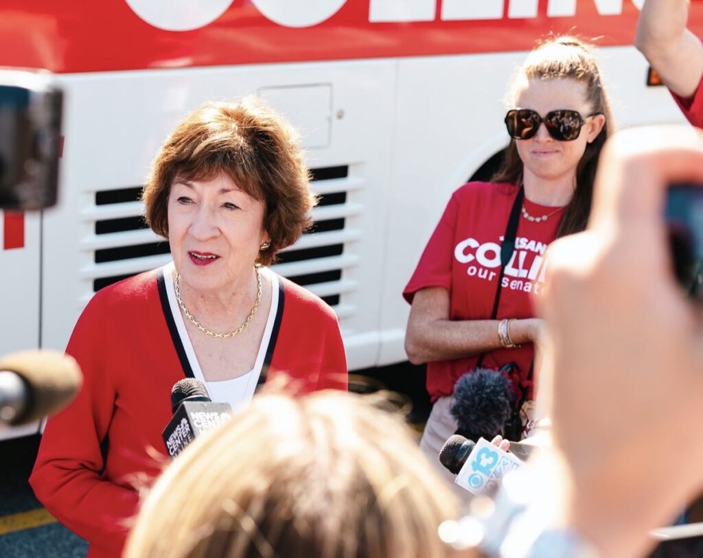 Collins Bus Tour Heads to Jackson’s Backyard as Maine Senate Race Intensifies