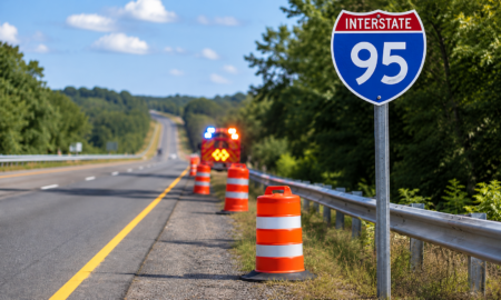 No Injuries Reported After Tractor-Trailer Crosses I-95 Median in Hermon