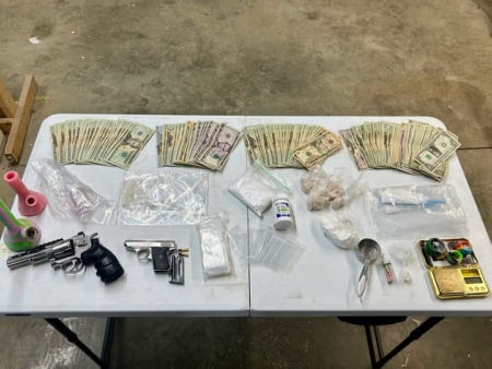 Hermon Homeless Woman Arrested after Drugs, Cash, and Firearms Seized During Probation Search